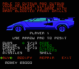 Death Race screenshot 5 for NES
